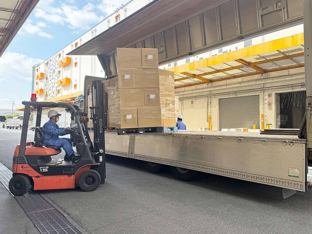 保管から出荷まで、ワンストップ対応