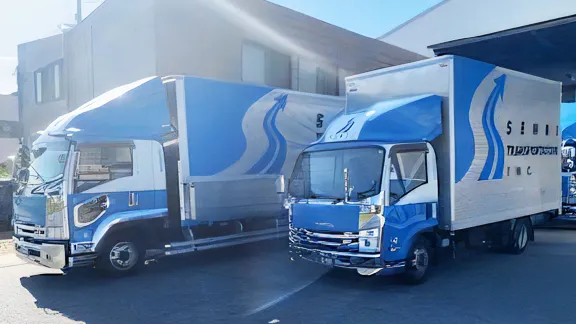 中型・小型配送及び貸切配送対応