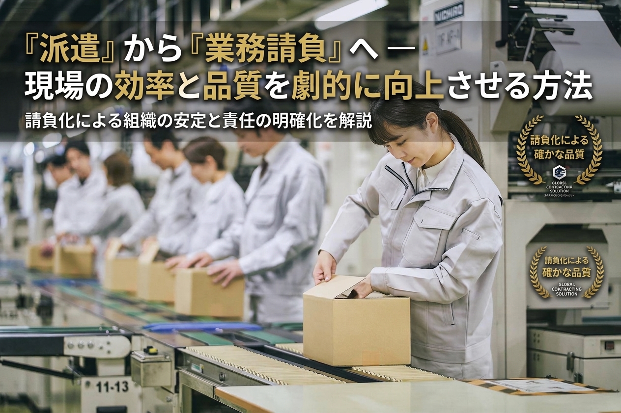 倉庫・物流業界で派遣社員を業務請負に切り替えるべきタイミングと判断基準