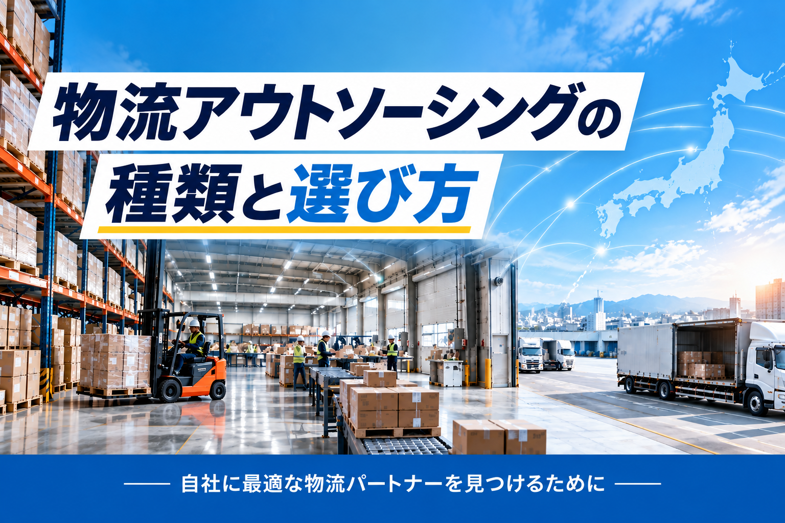 物流アウトソーシングの種類と選び方｜3PLへの委託費用と判断基準を解説